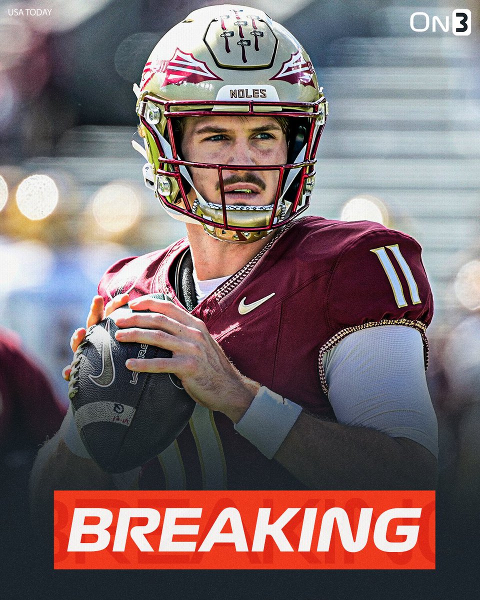 TransferPortal's tweet photo. NEW: Florida State QB Brock Glenn plans to enter the NCAA transfer portal, @PeteNakos reports

https://t.co/hbLIWKtsX4 https://t.co/44gEXqFqgv