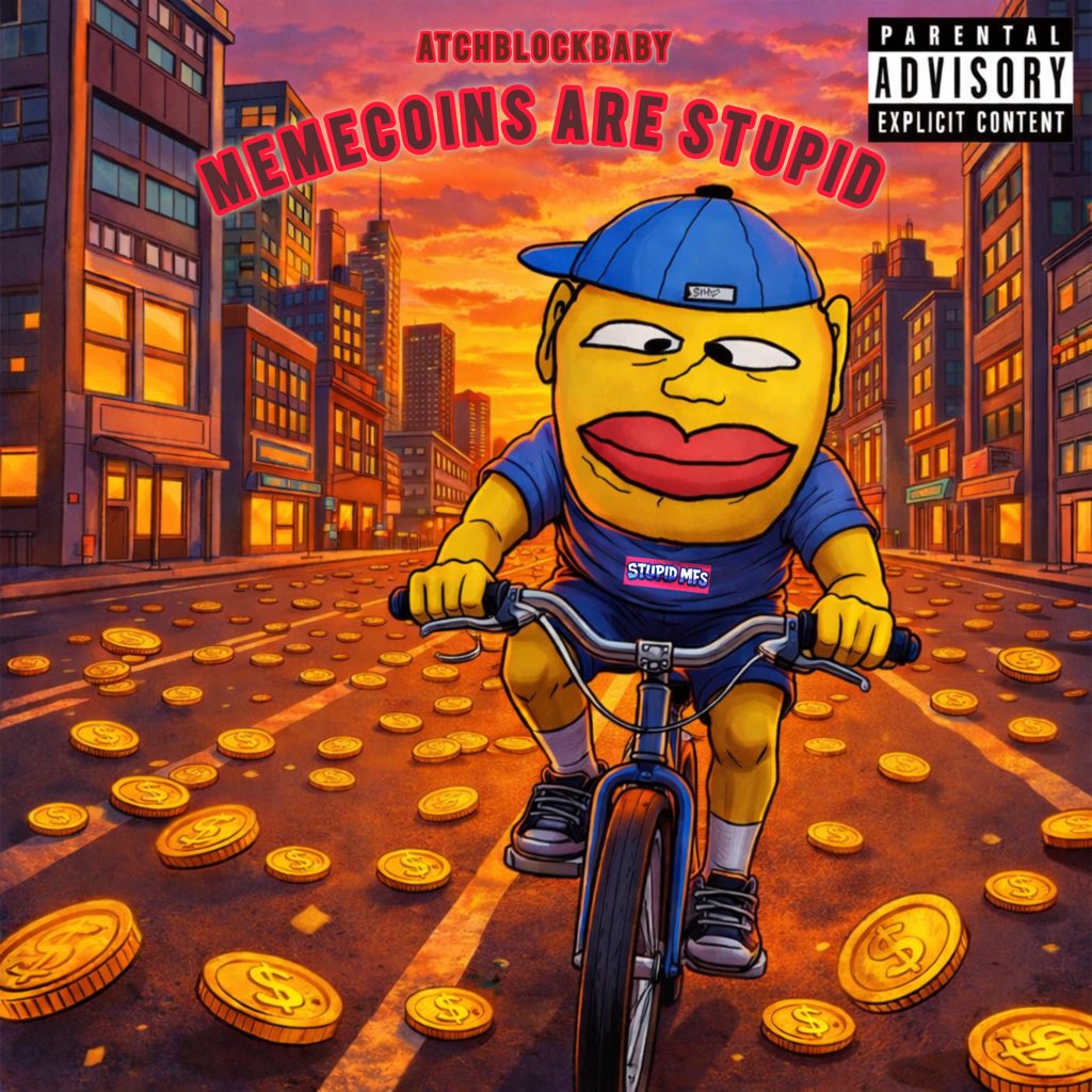 “MEMECOINS ARE $STUPID ” EP by <a href="/AtchBlockBaby/">AtchBlockBaby</a> OUT NOW! 🔥no skips!!!
open.spotify.com/album/4Mg08LEy…