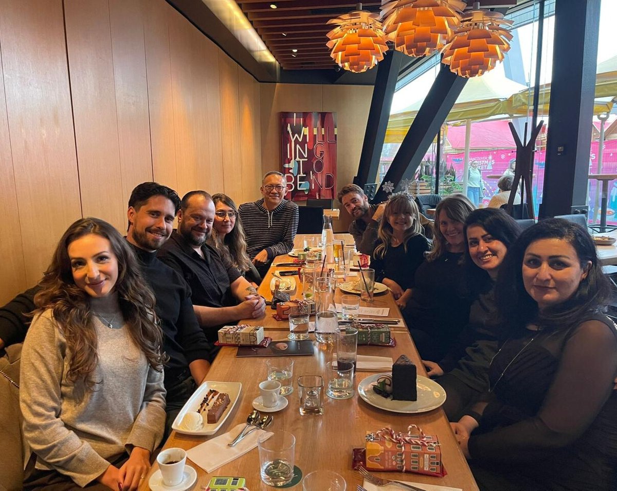 QDT_ai's tweet photo. Holiday cheers from our 100% remote QDT team! 🥂🌍 It’s so special when our global team can trade video calls for face-to-face celebrations.

A massive thank you to our incredible team for a fantastic year. We appreciate you! 💙

Merry Christmas & Happy Holidays to all! 🎄✨

#RemoteLife #GlobalTeam #QDT #TechCulture #MerryChristmas #HappyHolidays