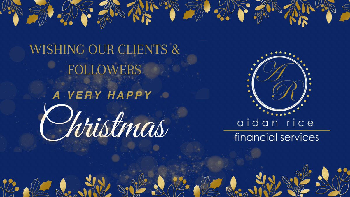 Aidan Rice Financial Services would like to wish all our clients and followers a very happy Christmas.