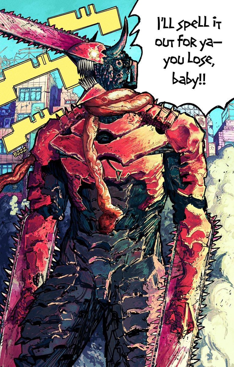 Denji Man. (Chainsaw Man, Ch. 222) #チェンソーマン