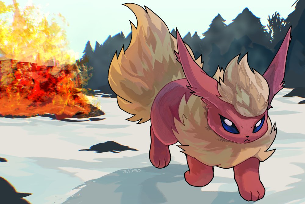 sifyro's tweet image. He wanted to be Glaceon