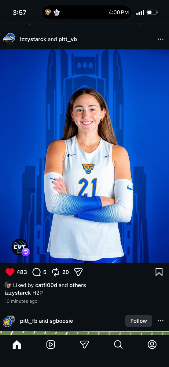 ilovedance35's tweet photo. Let’s gooooooooo! @Pitt_VB soooo excited! https://t.co/sGSEMJLh5O