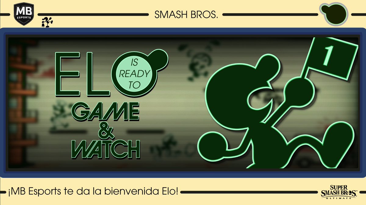 🕹️ Porque en MB no solo se juega… también se mira 👀

<a href="/Elo_aaa/">Elo</a> llega para demostrar que su talento no pasa desapercibido.
Una promesa que ya dejó huella en el amateur y ahora está listo para dar el siguiente paso.

¡Bienvenido a MB Esports, ELO! 🎮✨
#MBEsports #SmashUltimate 🖤
