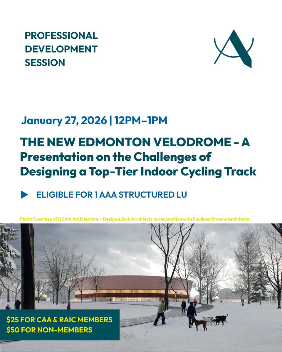 ConsultArchAB's tweet photo. PD Presentation: THE NEW EDMONTON VELODROME - A Presentation on the Challenges of Designing a Top-Tier Indoor Cycling Track - https://t.co/zNSe0ARyT1 https://t.co/HsmXZCKtyc