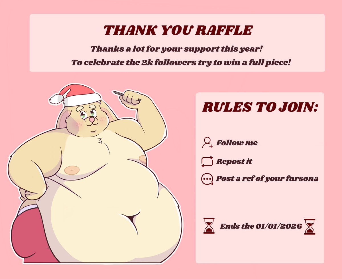 Bid_Usagi's tweet image. Howdy! It’s Xmas bunny time~ 🎁🧇
What’s better than waffles…? Raffle! 🎨✍️