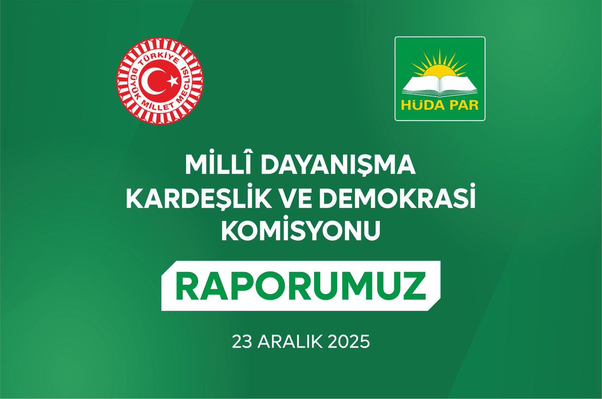 Hüda Par:  Kürtler halk olarak anayasada kabul edilsin. Kürtçe de eğitim ve öğretim dili olsun

Hüda Par meclis komisyonuna sunduğu raporda DEM Parti’den daha çok Kürt milli haklarını savunuyor. Hüda Par açıkça Kürtlerin de Türkler gibi anayasada varlıklarının kayda geçirilmesini