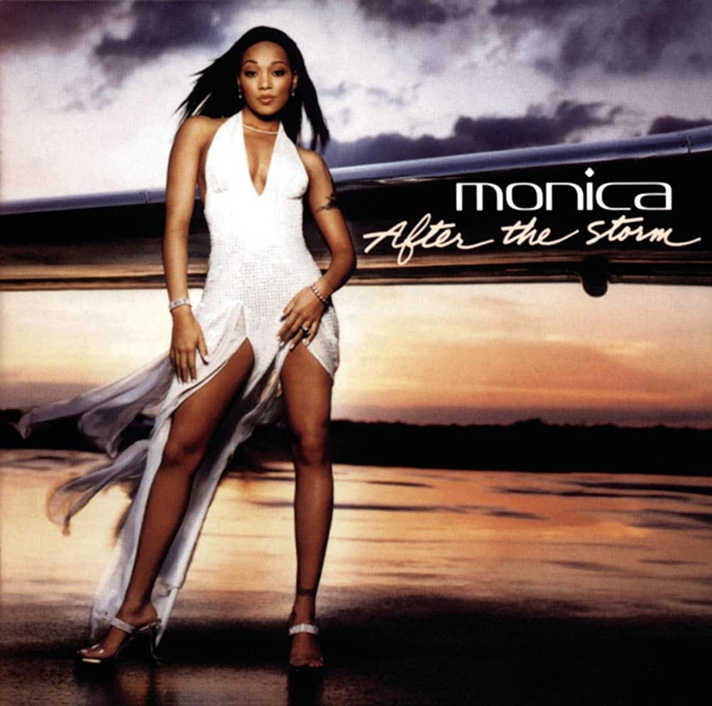 Coolness941's tweet photo. Monica's 'After The Storm' and LeToya's self-titled debut are sister albums to me. They both had re-emergence narratives, similar white dresses/tops on the cover and hit singles with 70s Soul samples with mid-2000s R&amp;B/Hip-Hop production. https://t.co/vV2BNNLVc5