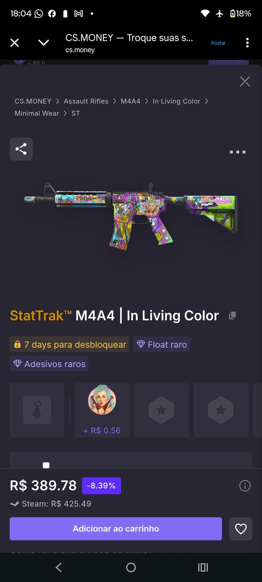 Le0Amaro's tweet photo. @Gaules @csmoneytrade https://t.co/dlxeCGFERJ