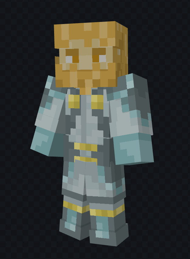 skybot437's tweet image. Aldous texture update.
Old --&amp;gt; New
A bit more saturated and contrasty, and the hair/eyes are a bit closer to his in-game sprite colors now.
#Spectrobes