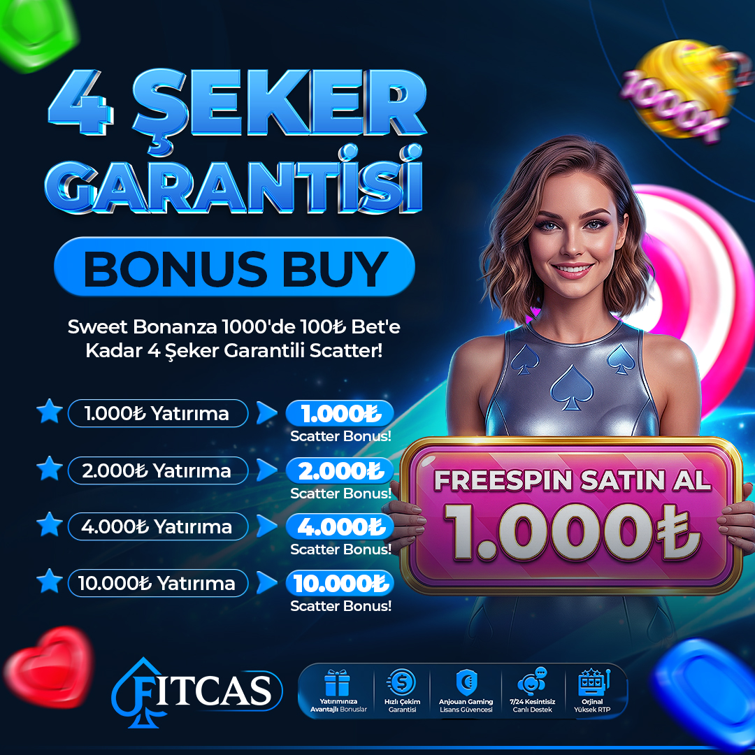 FitcasOfficial's tweet photo. 🍬 #Fitcas ’ta 4 Şeker Garantili Bonus Buy Başladı!

🍭 Sweet Bonanza 1000’de Minimum 4 Scatter Kap!

🍬 1.000₺ → 10₺ Bet Bonus Buy
🍬 2.000₺ → 20₺ Bet Bonus Buy
🍬 4.000₺ → 40₺ Bet Bonus Buy
🍬 10.000₺ → 100₺ Bet Bonus Buy

➡️ GÜNCEL GİRİŞ: https://t.co/A36qMN5Ljp https://t.co/HFvzx5c8bz
