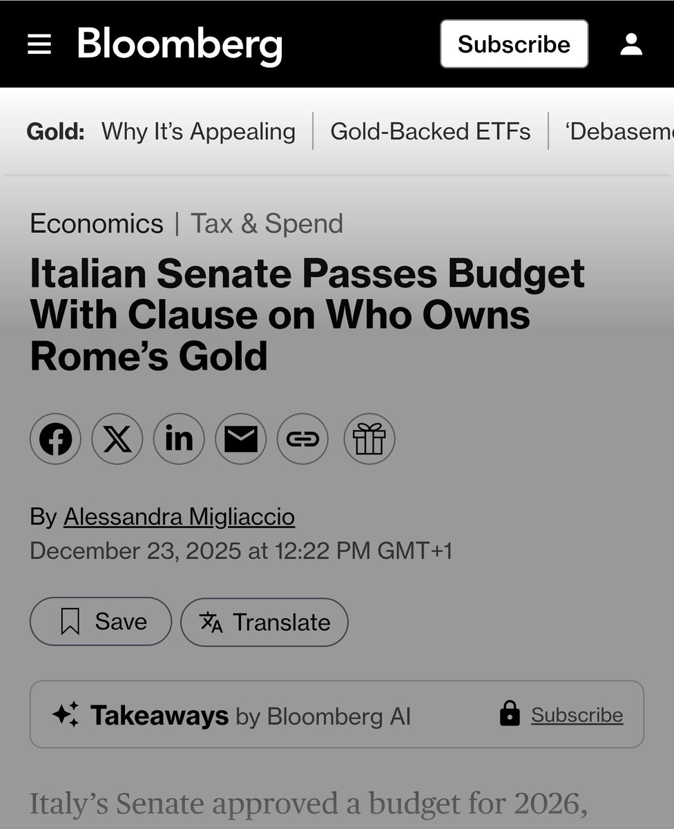 borghi_claudio's tweet image. Si si la legge sull'oro è una bazzecola... infatti immaginate un po' di cosa parla mezzo mondo?