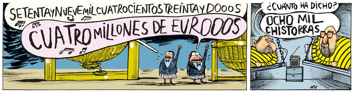 EL GORDO !!!!!!! #GordoNavidad 
La tira de ayer.
latiradeoroz.es