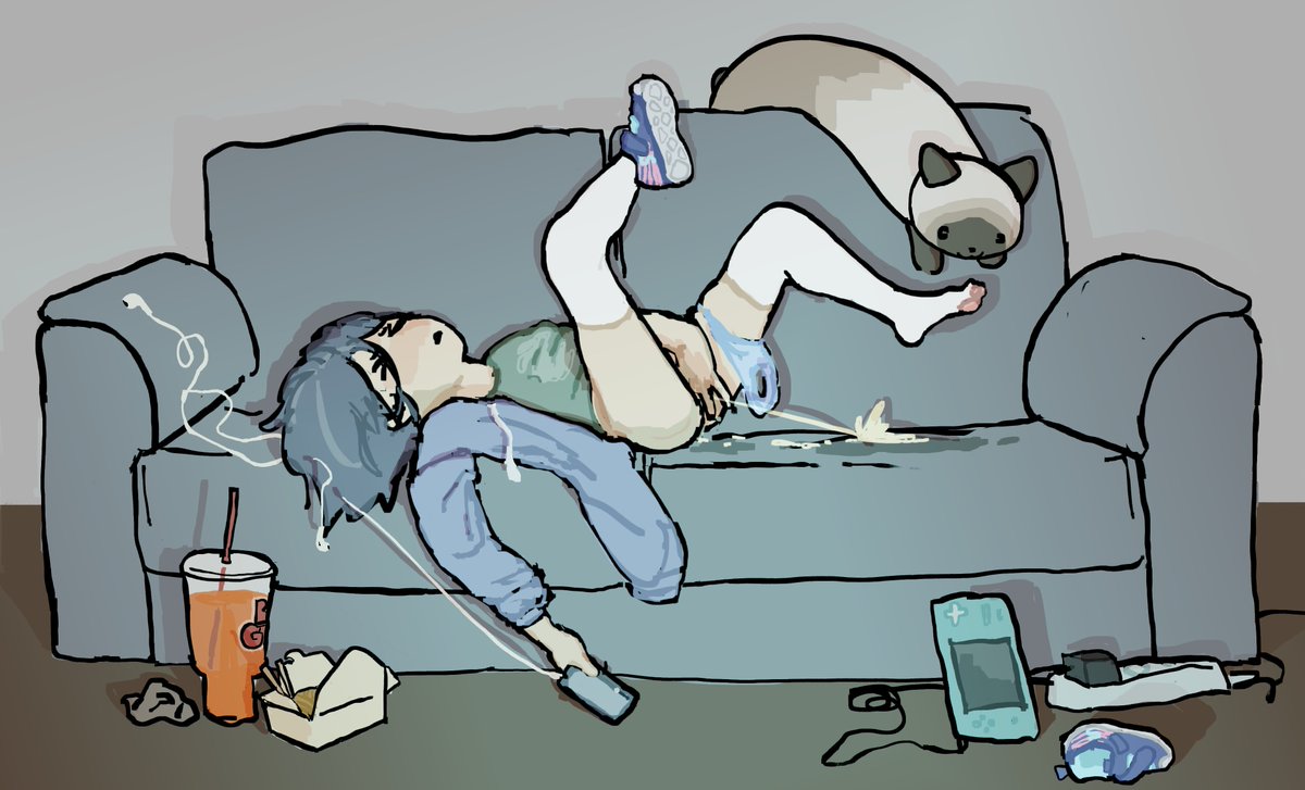 lee is asleep, piss on his couch!!!!