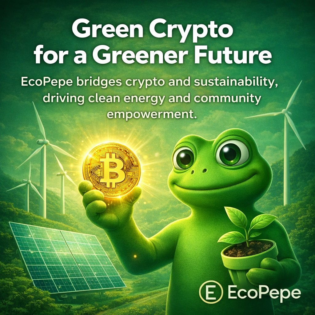 Eco_pepe_'s tweet photo. #EcoPepe is more than a #memecoin, itβs a movement built on sustainability, innovation, and community power. π₯πΉ
π Join the shift. Build a greener future with US.
#Tokenomics #WEB3 #SOL #BTC #ETH https://t.co/IOMpoki1Ht
