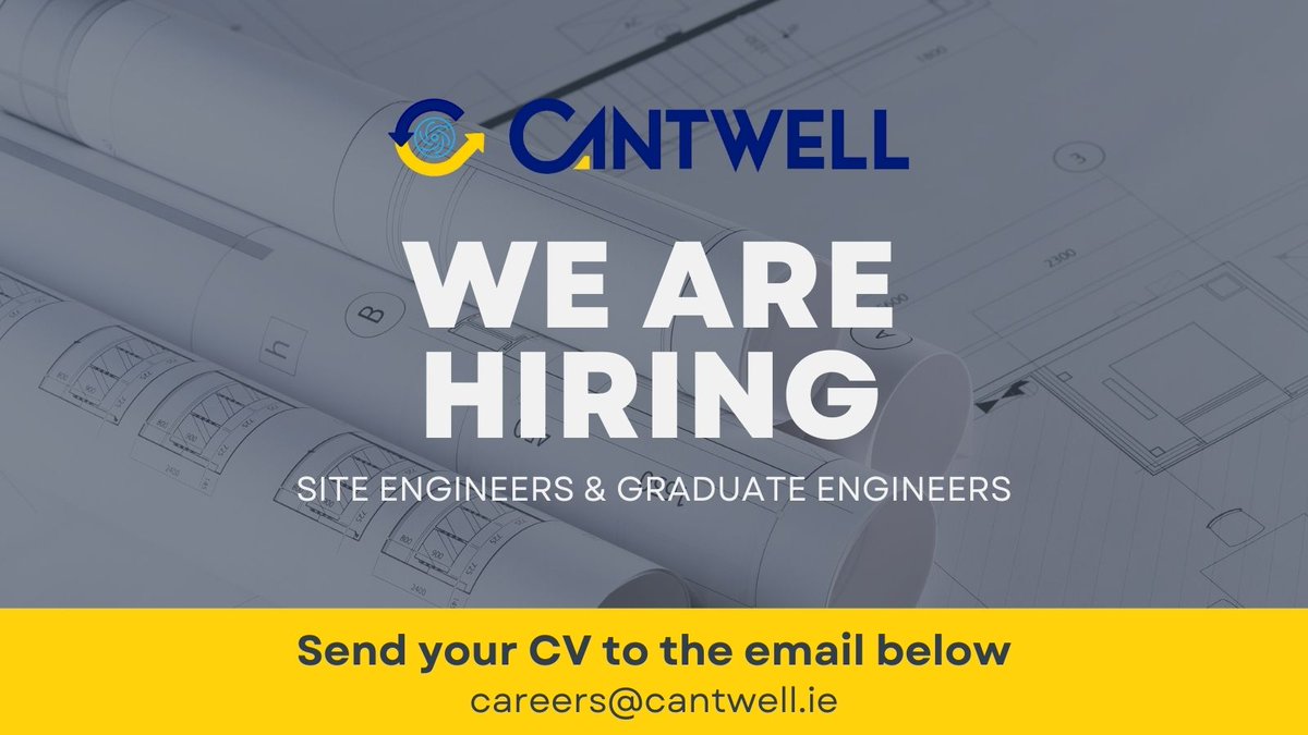 🏗️ We Are Hiring! 🏗️
Are you a Site Engineer looking for your next challenge? Join us at Cantwell and be part of innovative projects in the electrical engineering sector.📧Send your CV to: careers@cantwell.ie