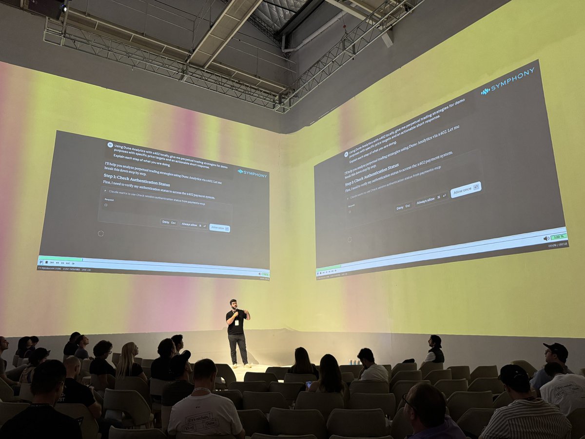 DiegoRobledo13's tweet image. I subbed a tiny fund on @symphonyio via Smart Wallet  agents routed non‑custodial swaps across $ETH $SOL &amp;amp; USDC, split fills cut slippage, Gauntlet risk hooks active, 10k+ execs and Monad momentum live #Agentic #DeFi

Anyone testing a mandate to watch routing and learn fast?