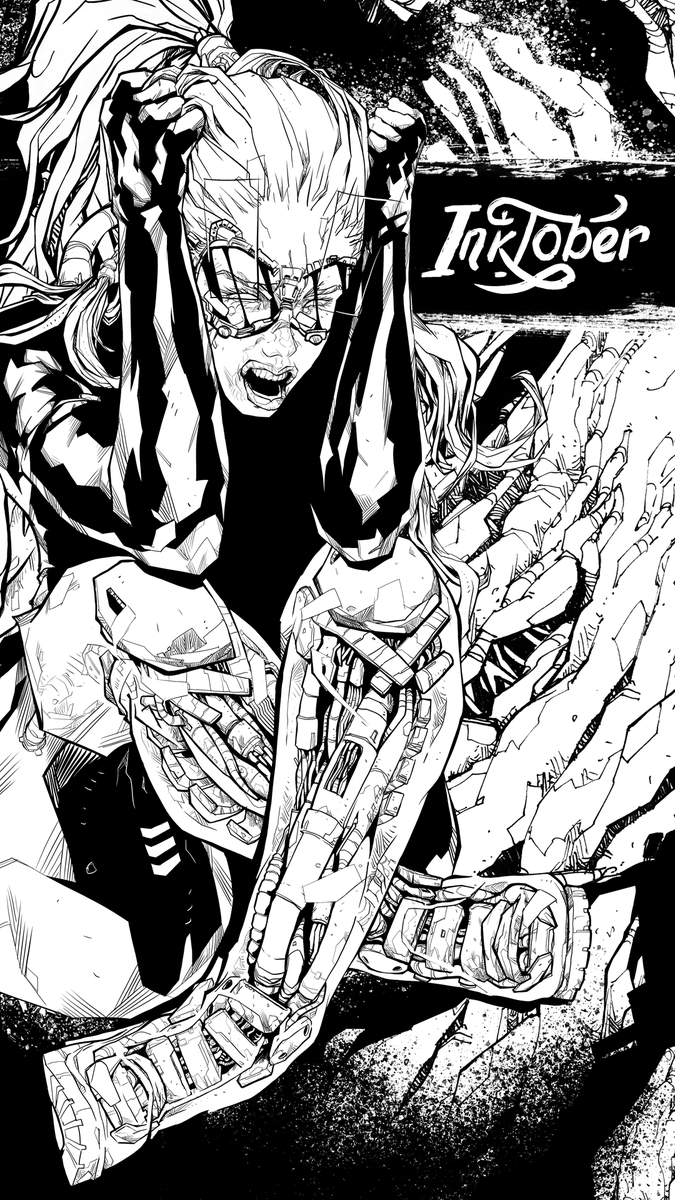 Huguex00's tweet photo. Inktober 2025 - Highlights via @artstationhq https://t.co/1uJOPkGeAW https://t.co/HMO7iALnGz