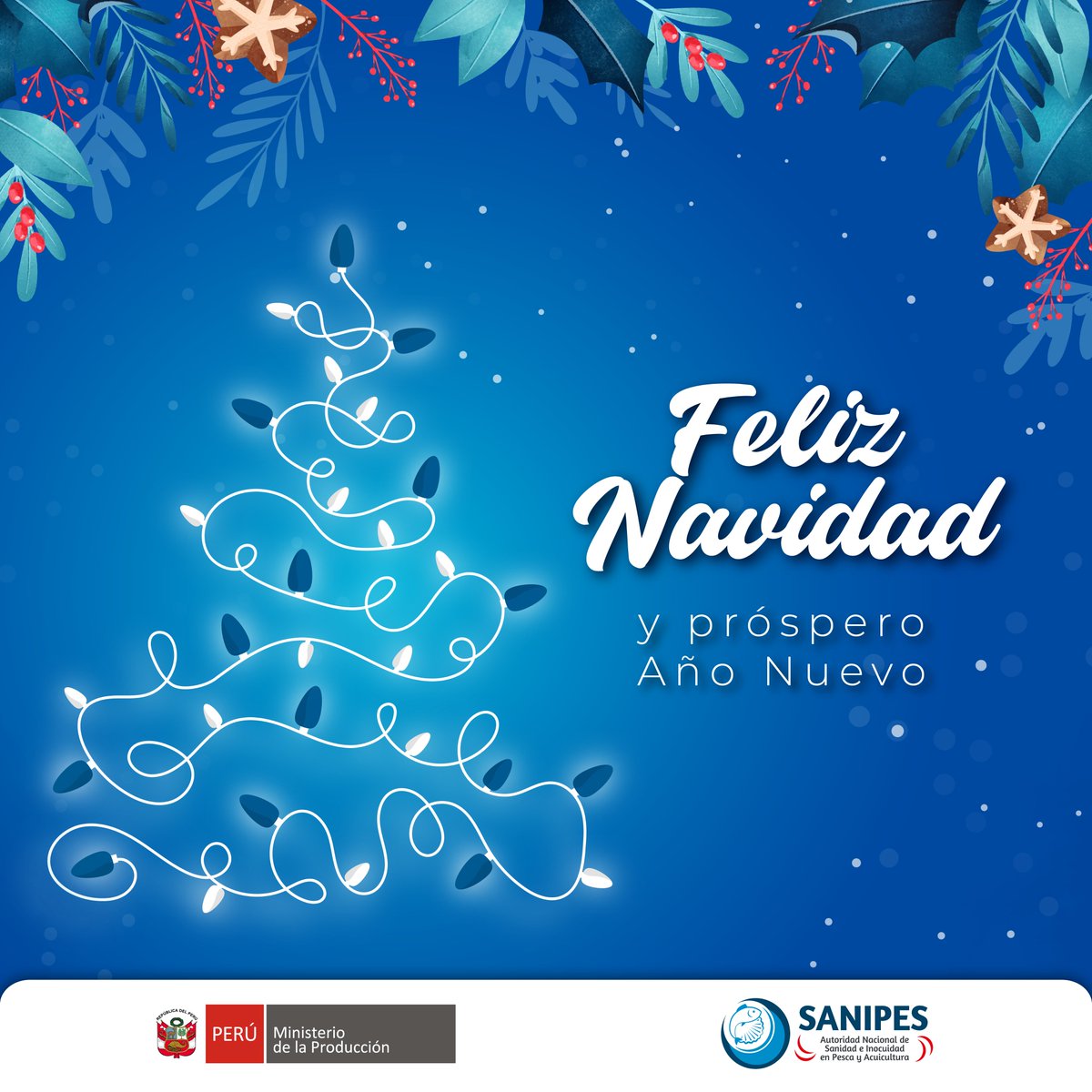 Hoy recordemos la importancia de compartir con las personas que más amamos y valorar lo más importante que tenemos. 🤗 Desde #Sanipes deseamos que todas y todos celebren con alegría una ¡Feliz Navidad! 🎄 ✨

#NavidadSanipes 🎄