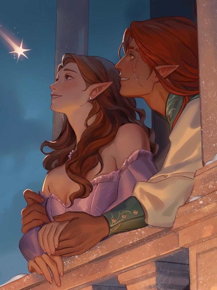 elucien in starfall 🌠

🎨 art by @/cedarcia comm @/amandapearls_
✒️ characters belong to <a href="/SJMaas/">Sarah J. Maas</a>
🏷️ #elucien #lucienvanserra #elainarcheron #acotar