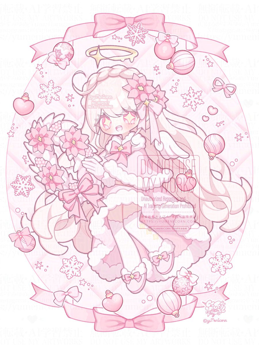 yumenicorn's tweet image. ✧*｡❄︎🤍🎀 𝙼𝚎𝚛𝚛𝚢 𝙲𝚑𝚛𝚒𝚜𝚝𝚖𝚊𝚜 🎀🤍❄︎✧*｡