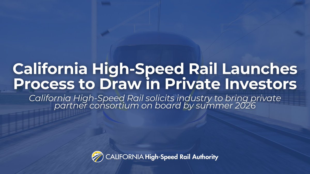CA High-Speed Rail 🚄💨 tweet media