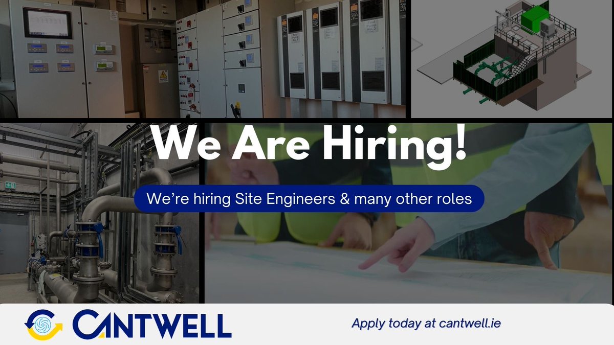 🔵 We Are Hiring! 🔵
Are you ready to take the next step in your career? Check out our open positions at Cantwell and apply today!🔗Explore opportunities at cantwell.ie