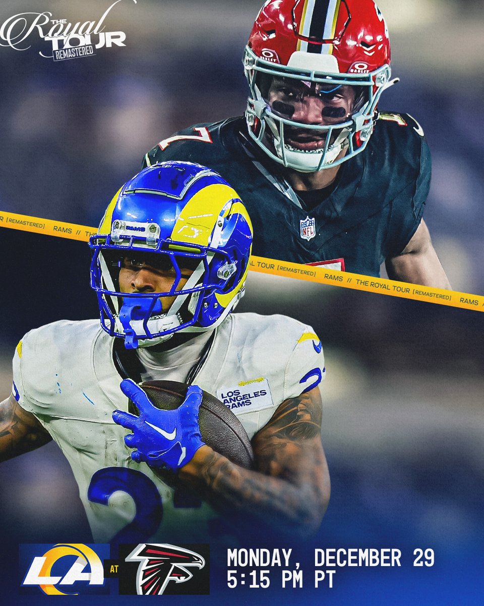 RamsNFL's tweet image. Falcons on deck Monday Night 🌃
