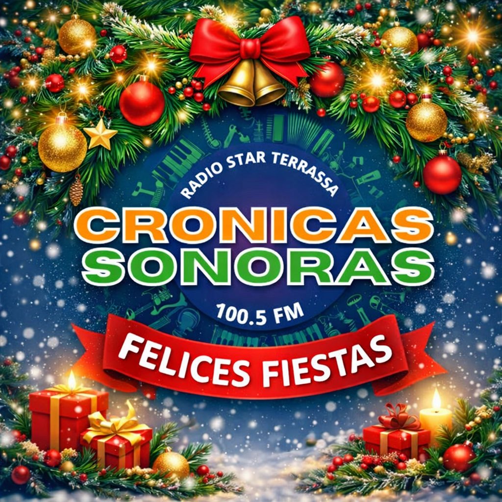 CRÓNICAS SONORAS OS DESEA UNAS FELICES FIESTAS. ¡Qué la música os acompañe!