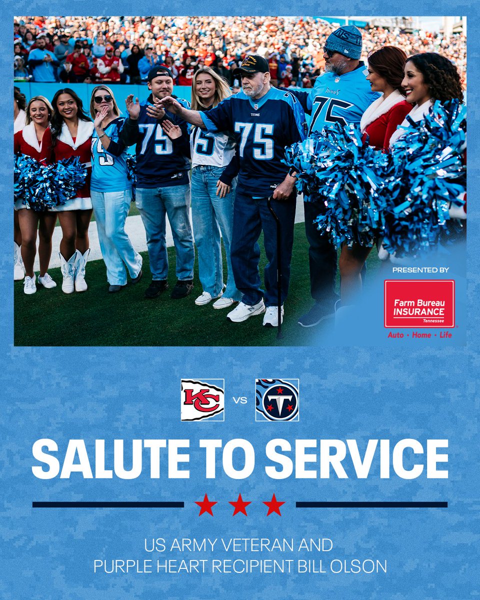 Honoring Bill Olson, United States Army veteran and Purple Heart recipient with @FBITN Salute to Service 🇺🇸