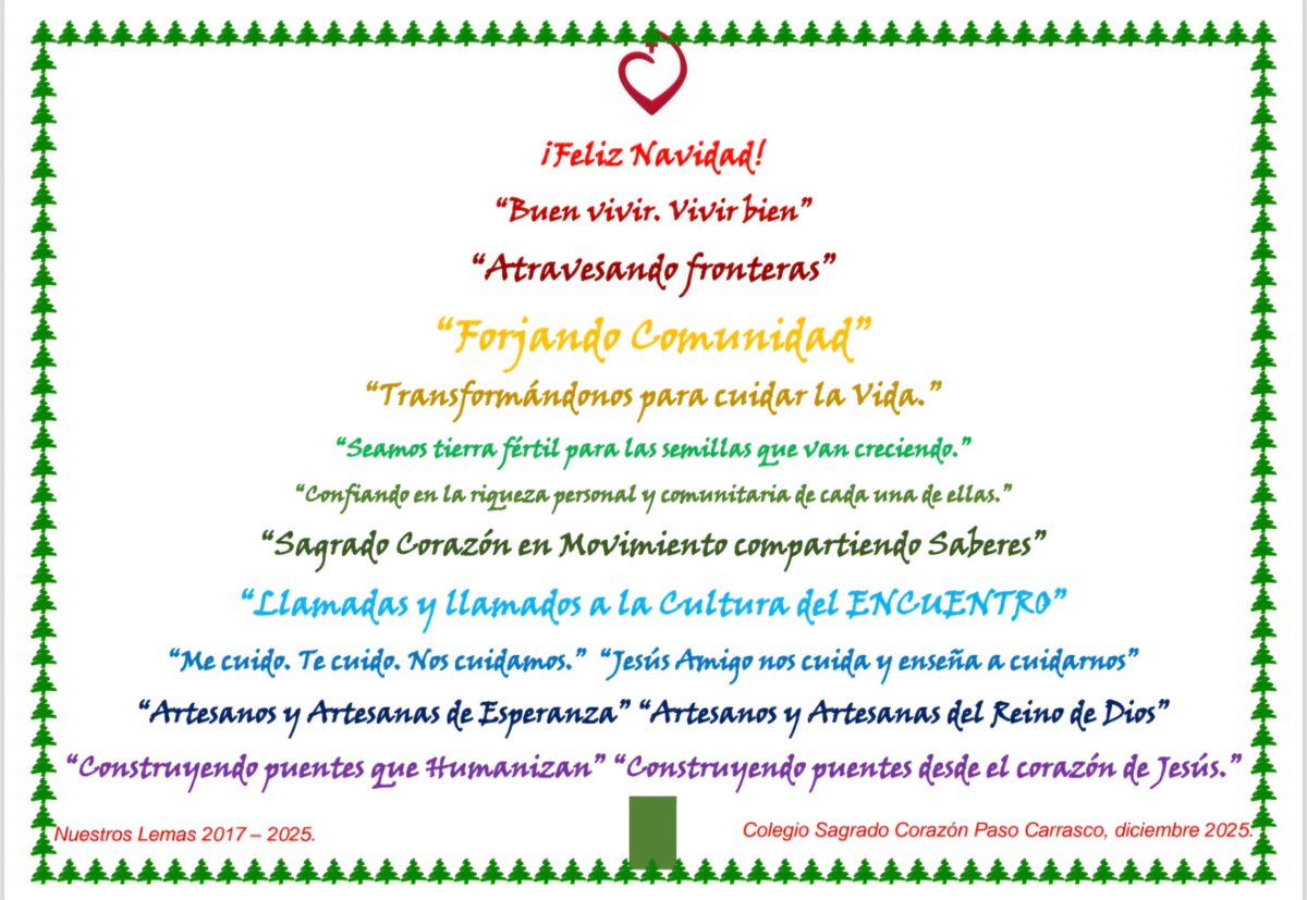 SAGRADO CORAZÓN@SAGRADO CORAZÓN PASO CARRASCO (@sagradocorazns1) on Twitter photo 