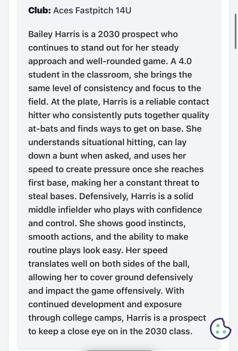 Bailey Harris tweet media