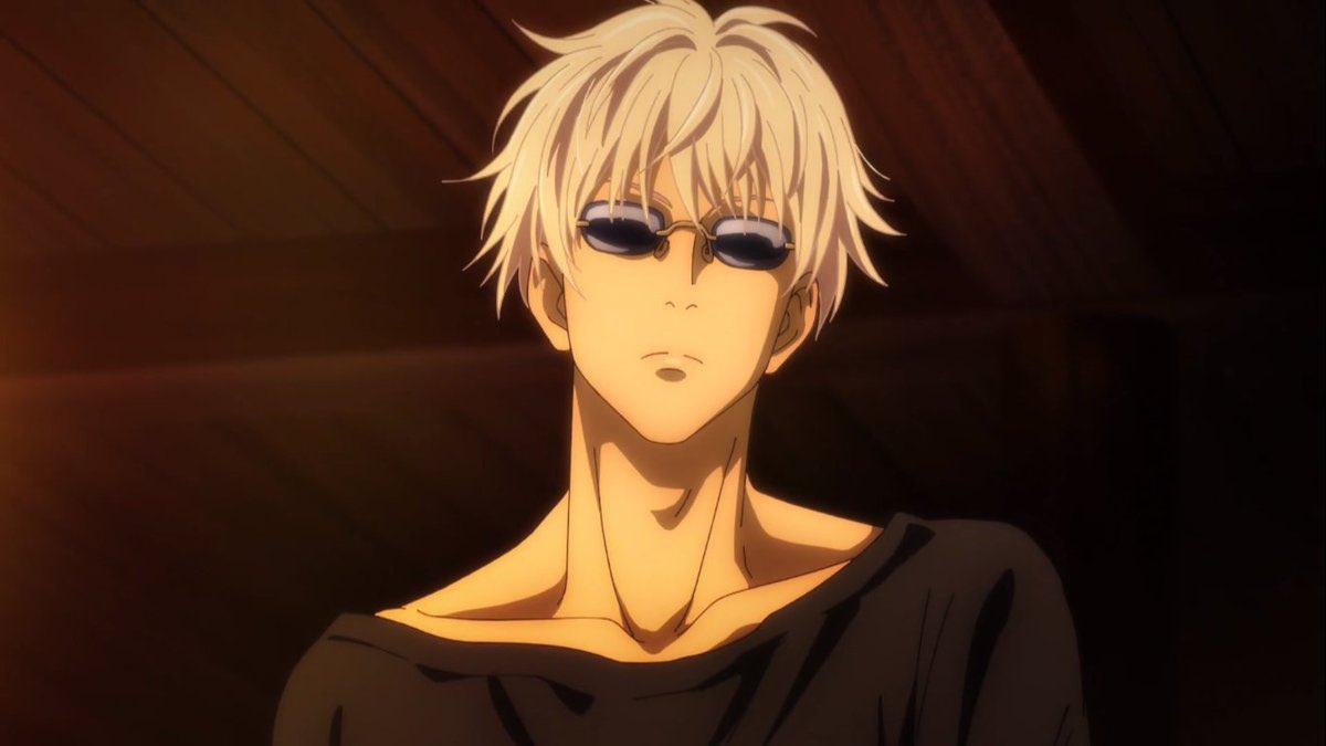 sugurugetoIover's tweet image. mappa ate when animating this scene bc this look of him is my mona lisa