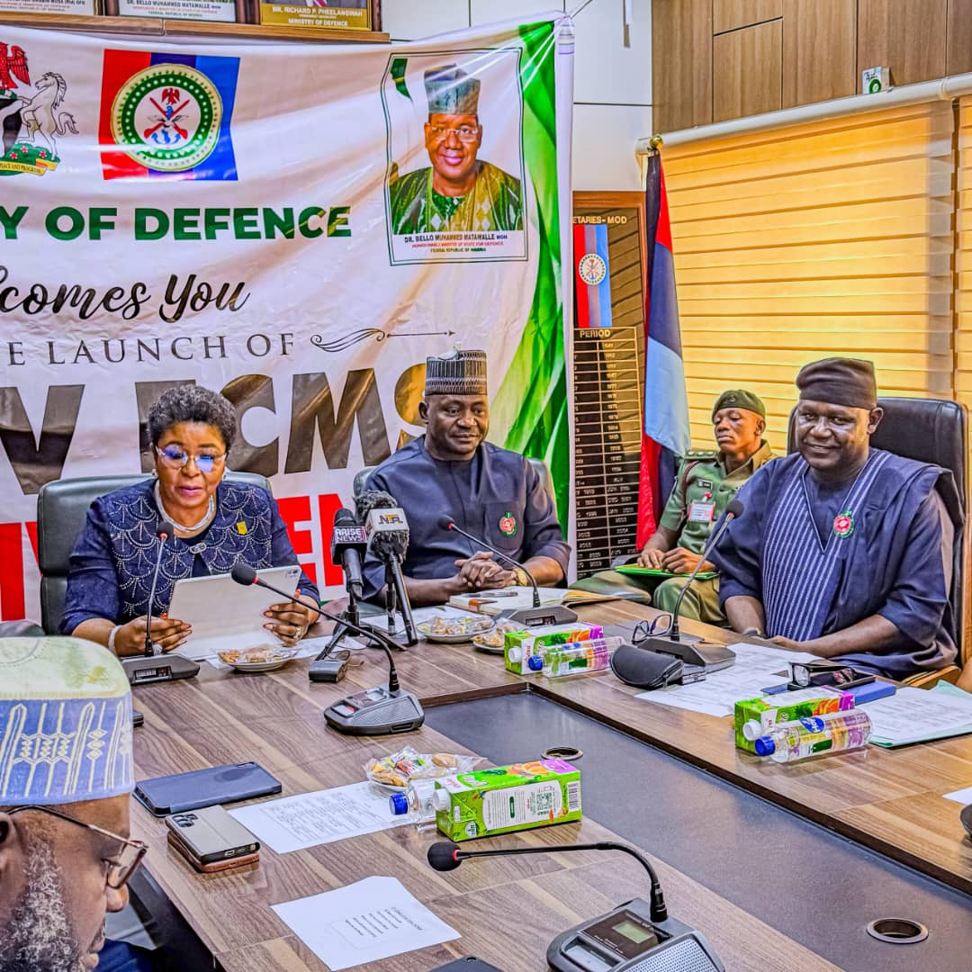 MODInfoNg's tweet photo. MINISTER OF DEFENCE LAUNCHES ENTERPRISE CONTENT MANAGEMENT SYSTEM (ECMS)

THE HONOURABLE MINISTER OF DEFENCE, GENERAL CHRISTOPHER GWABIN MUSA, FORMALLY LAUNCHED THE MINISTRY’S ENTERPRISE CONTENT MANAGEMENT SYSTEM (ECMS) ON TUESDAY, 23RD DECEMBER 2025 . https://t.co/PvPz4fuaa1