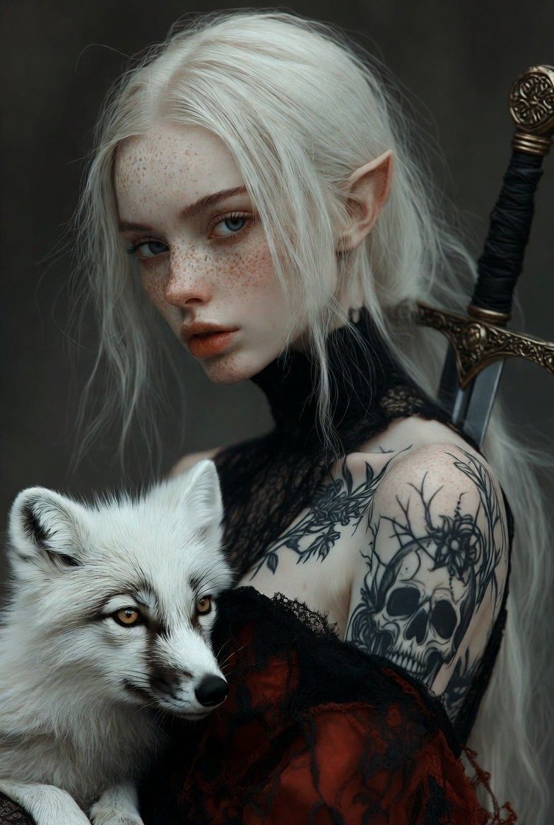 Ethereal Elegance: The Melancholy Elf