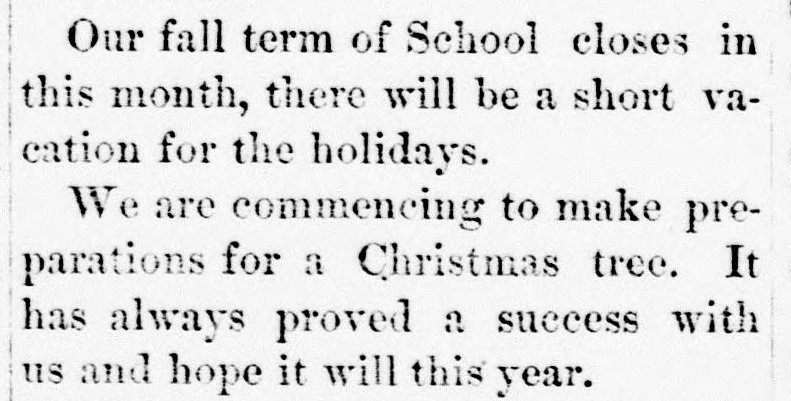 WilderPageant's tweet image. In Walnut Grove in the days of the Ingalls they were also looking forward to Christmas, only much humbler. They made decorations from popcorn, berries or foliage and handmade sewn or knitted items. They used their own stockings and made sure all the holes were darned for Santa.