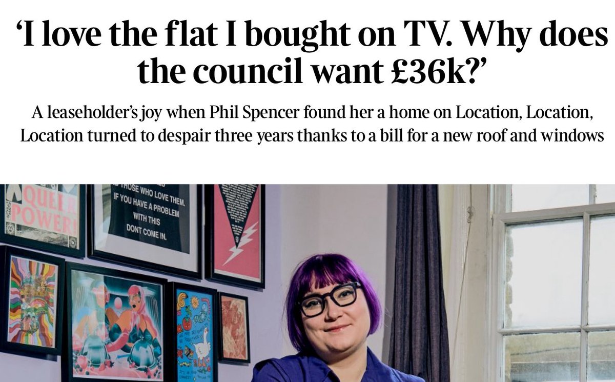 Flat. Leasehold. Ex-council. Cheap. What could possibly go wrong? bit.ly/4qoBt7o I’ve seen cases where the actual upgrades and repairs are only done to the flats the council still owns but the leaseholders still have to pay their share for the scaffolding!