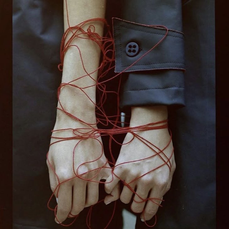 "As long as the other end of the red thread is with you, I will never be lost."