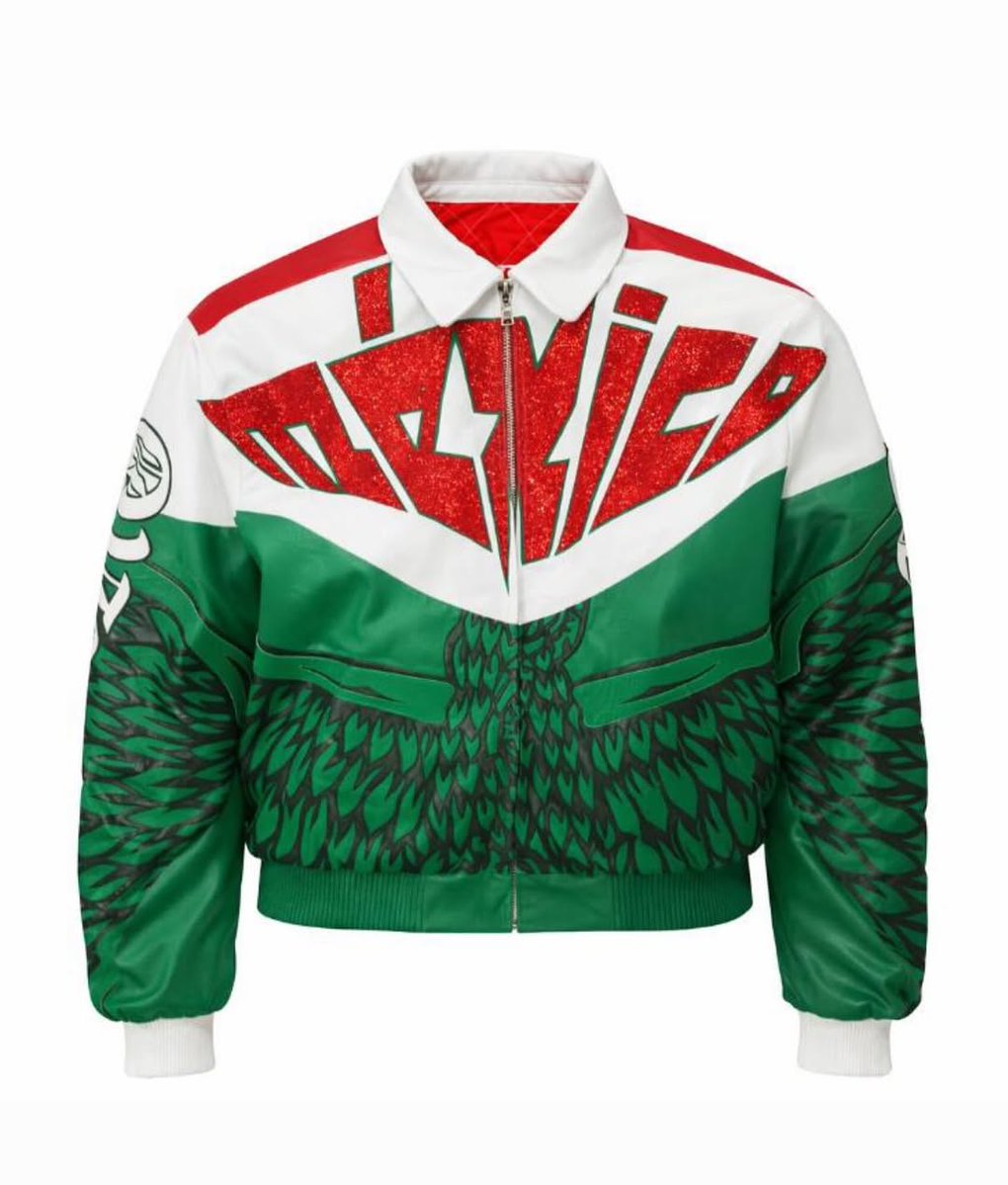 JustFreshKicks's tweet image. J Balvin's custom "Mexico" Jacket goes hard 😮‍💨🇲🇽