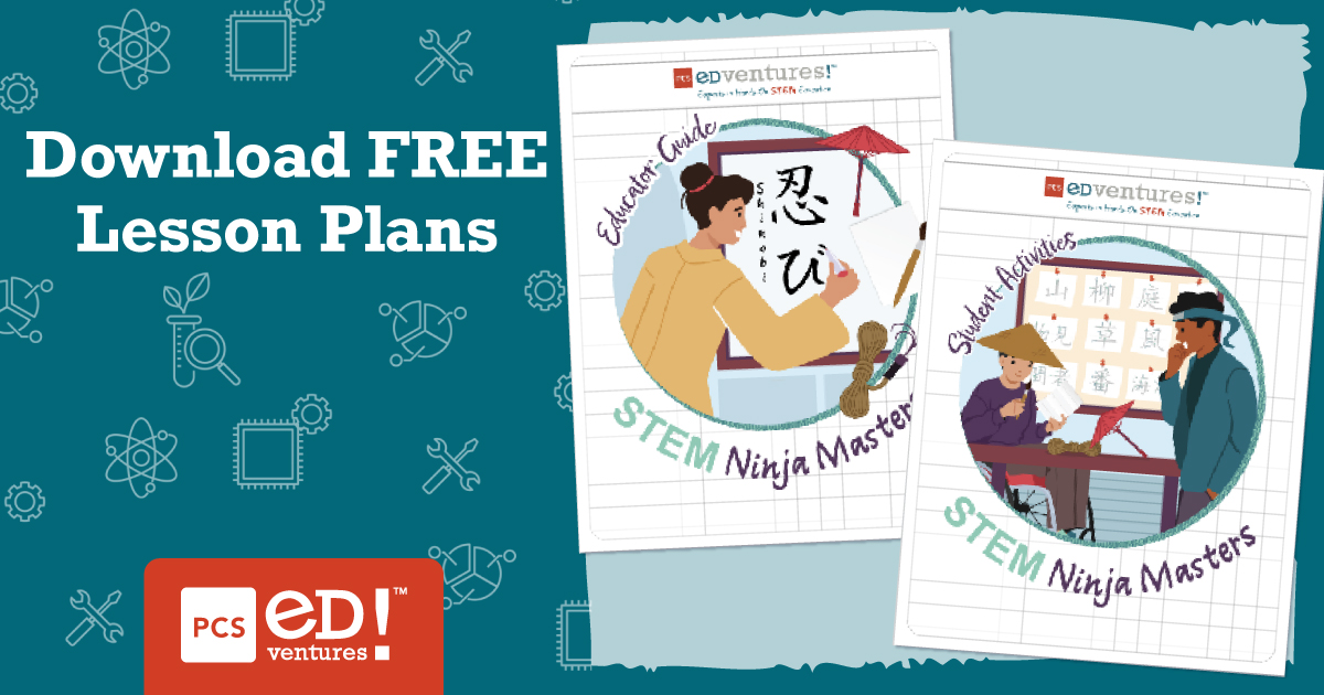 PCSEdventures's tweet image. Teach chemistry with a secret message! 🕵️‍♂️ Our "STEM Ninja Masters" resource has a fun, safe invisible ink activity using household items. Download the free 6-activity guide! na2.hubs.ly/H01K7Q00 #STEM #Chemistry #HandsOnLearning