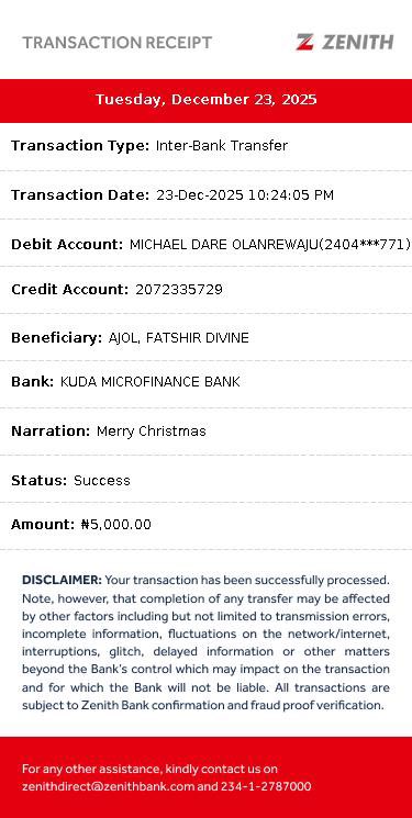 We continue in a minute. Conversion dey do falafolo for now. Merry Christmas people