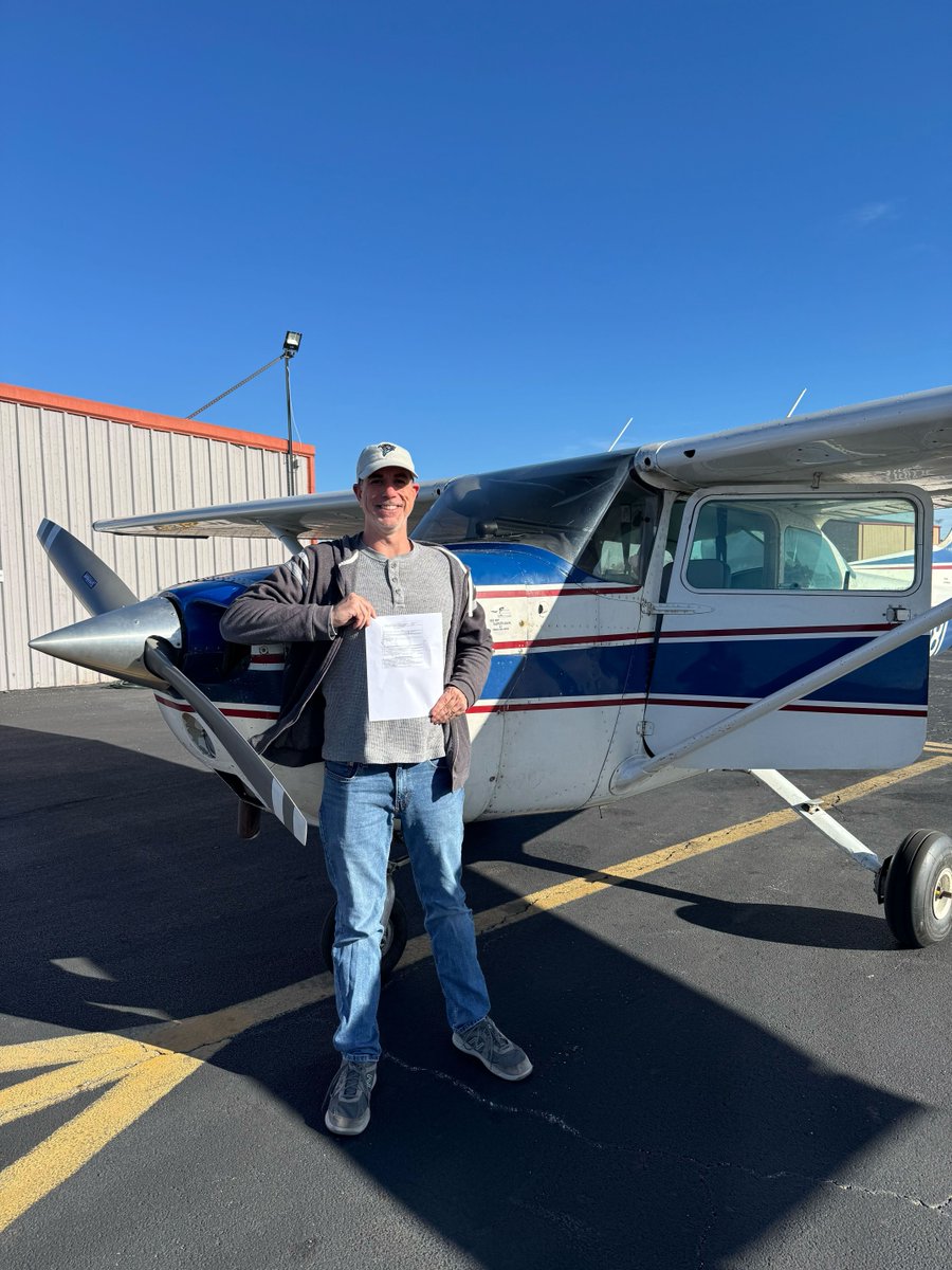 InThePattern1's tweet photo. Congratulations to our recent Checkride passes; to Craig for passing his Commercial checkride, to Collin for passing his CFI Initial checkride and to Dustin on passing his Private checkride! https://t.co/BHHREsiaT7