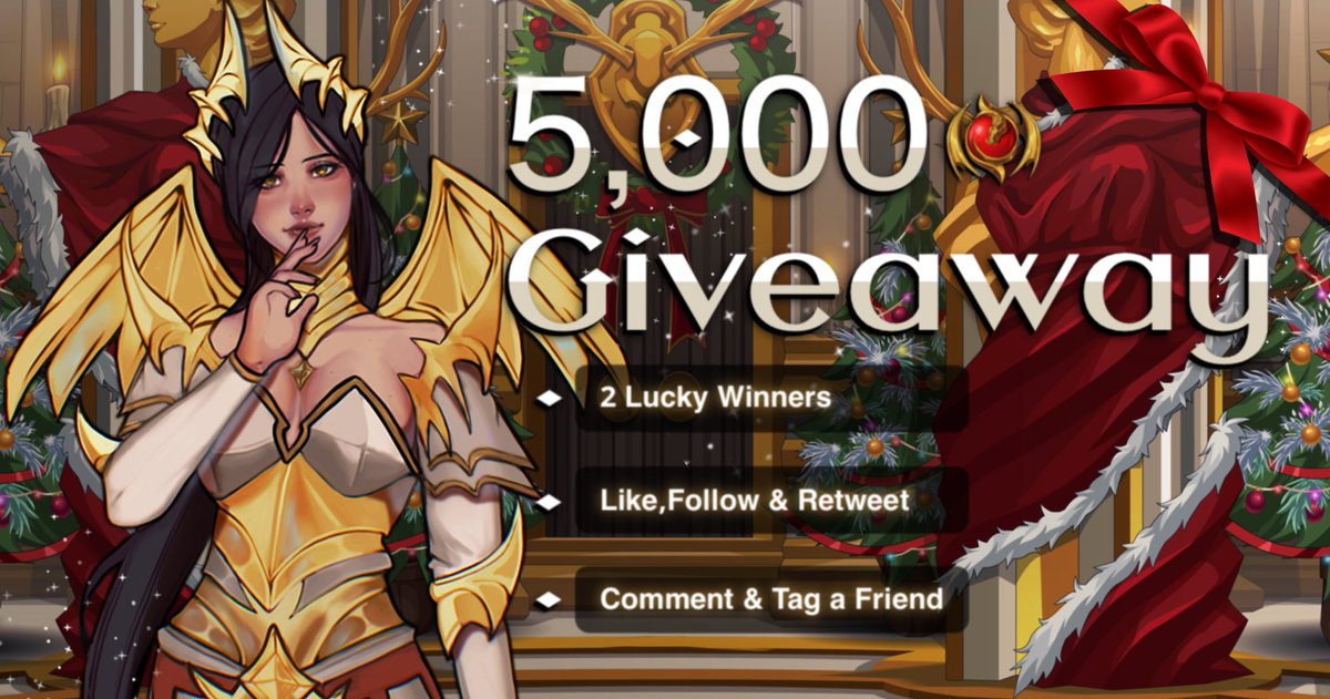 KDD_AE's tweet image. 🎄.✦ ݁˖ 5,000 AP GIVEAWAY! .✦ ݁˖🎄

To Join: 
٠࣪⭑ Follow @KDD_AE , Like &amp;amp; Retweet.
٠࣪⭑ Comment &amp;amp; Tag a Friend.

Prizes: 5000 ArtixPoints for 2 winners. 
Ends: December 31, best of luck! ♡⃛
#AQW #AQWORLDS
