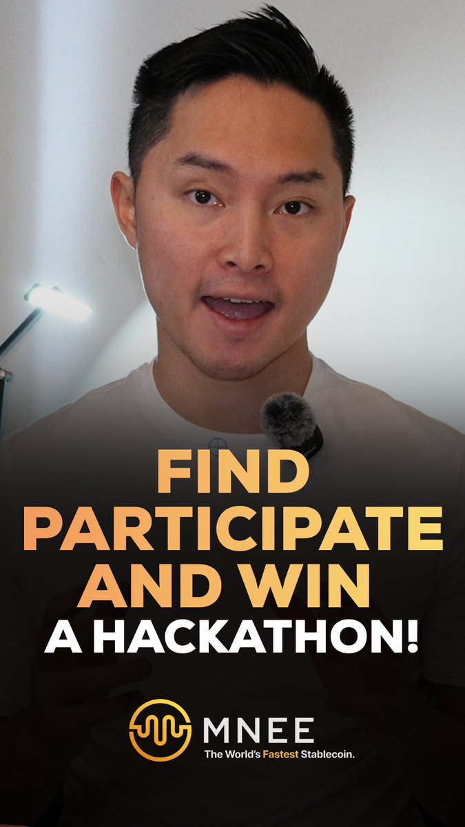 Hackathon Playbook 101 👌

Builders: want a shot at $50K? The <a href="/MNEE_cash/">MNEE USD</a> Hackathon is live &amp; we’ve got tips to help you win.

Learn what judges look for and how to go from 0 → hackathon winner.

Missed our earlier videos? Links in the comments. More insights dropping soon 👀