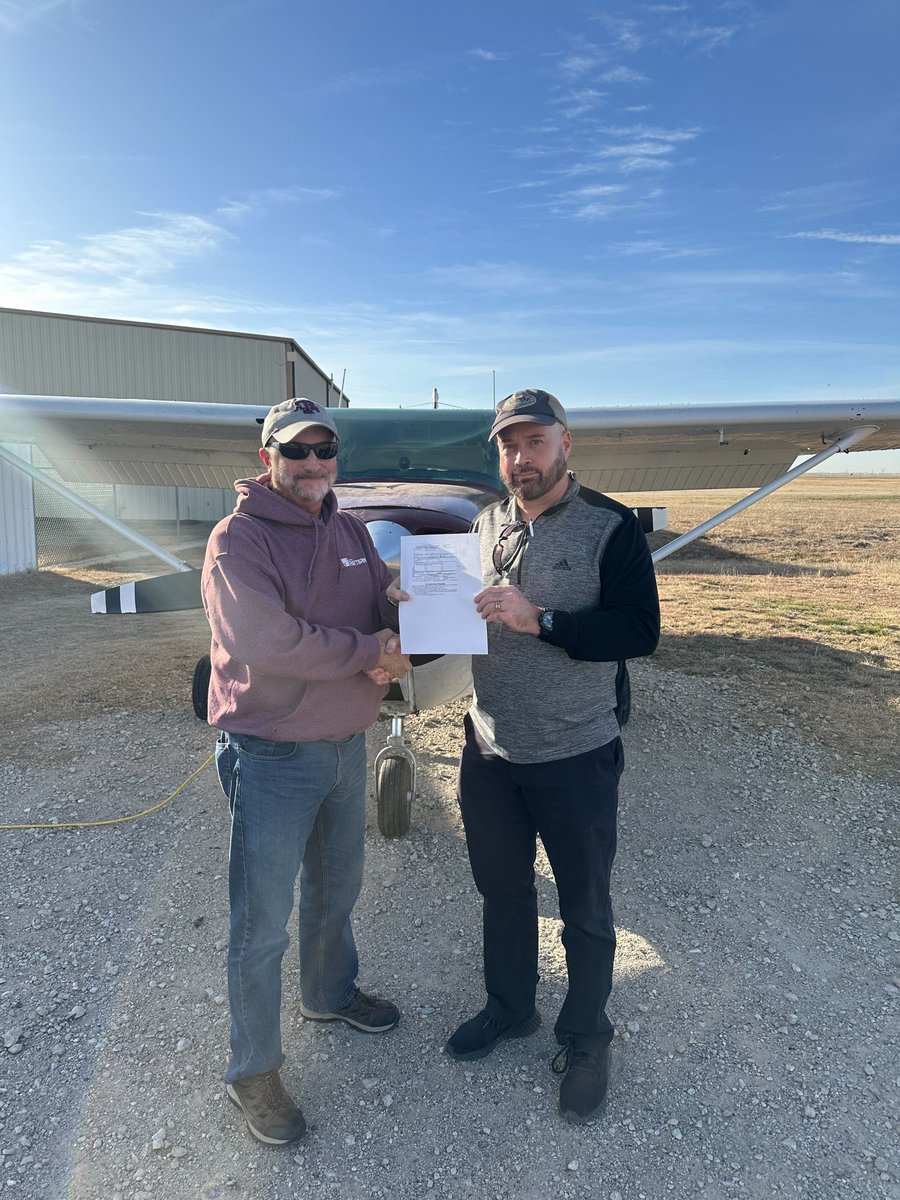 InThePattern1's tweet photo. Congratulations to our recent Checkride passes; to Craig for passing his Commercial checkride, to Collin for passing his CFI Initial checkride and to Dustin on passing his Private checkride! https://t.co/BHHREsiaT7