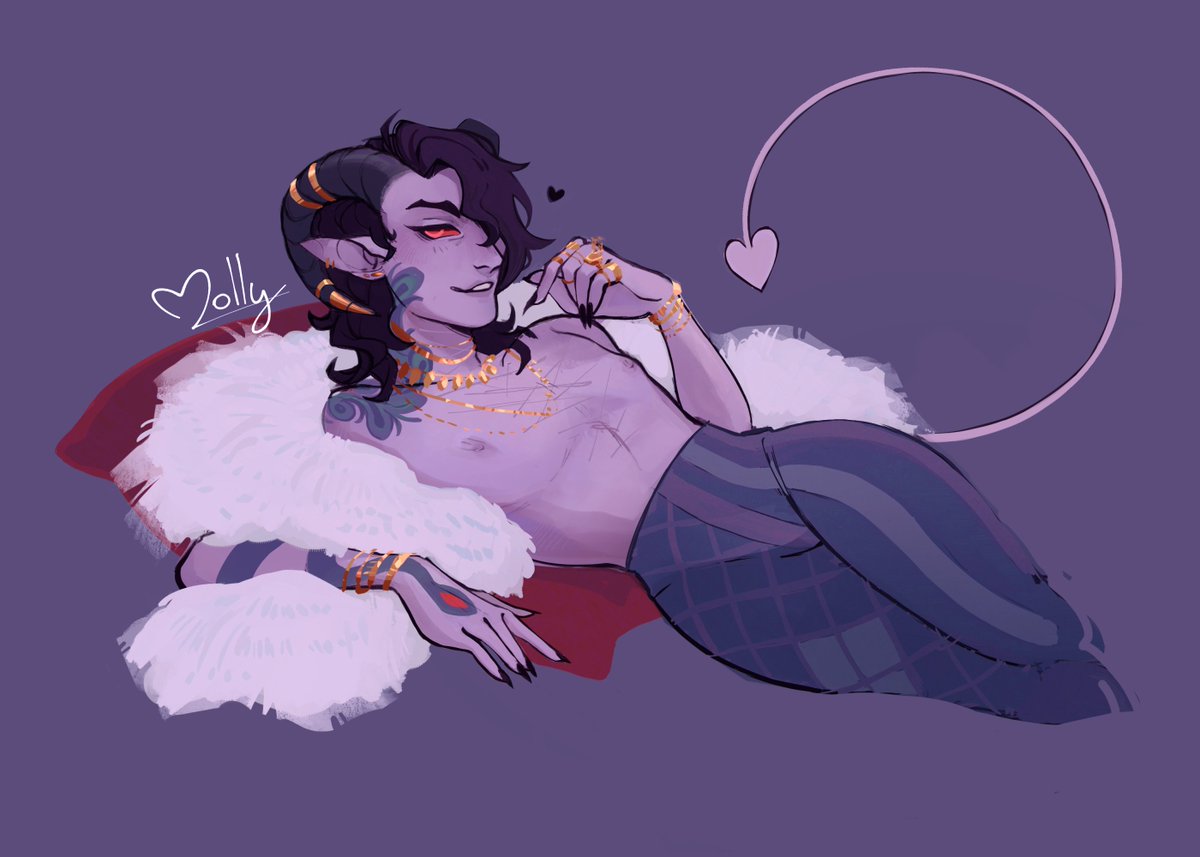 Mollylusionist's tweet image. ☁ +💜

#Criticalrole #mightynein