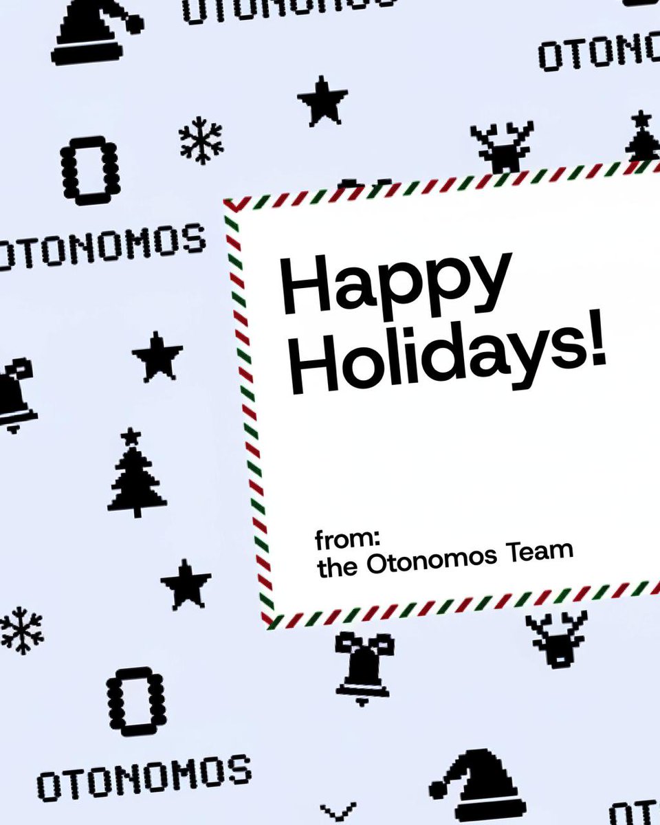 Happy Holidays from the Otonomos Team!
