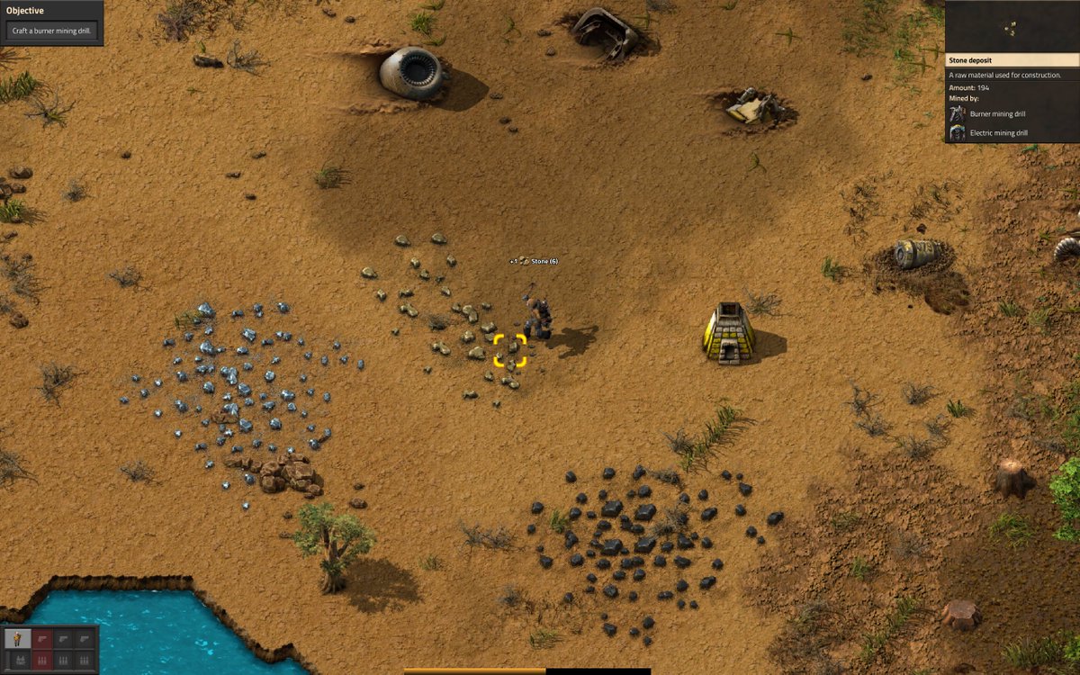 First time playing FACTORIO bcus stuck with parents for christmas

Rawdogging it with no wiki. 

This shi giving off minecraft vibes (guy that has only played minecraft playing his second game)