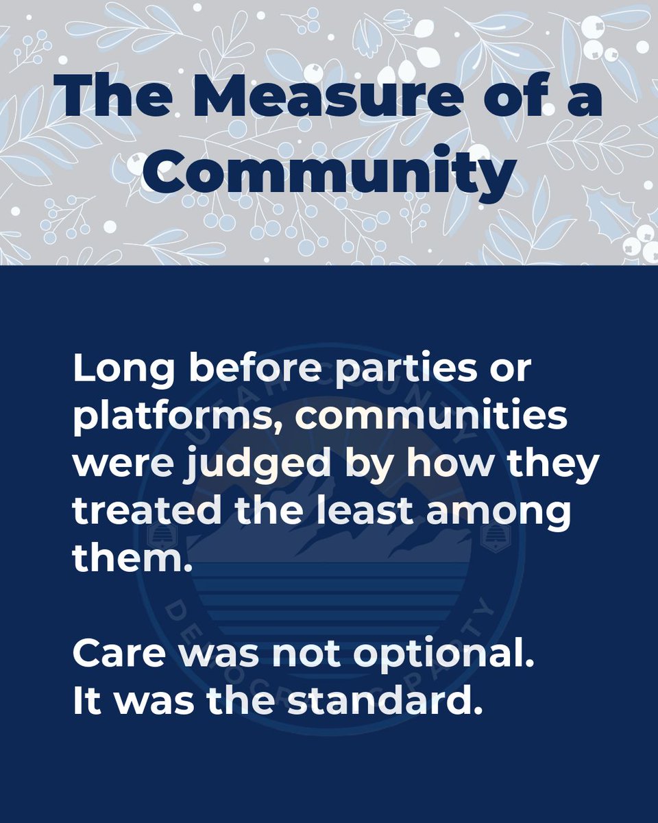 utcountydems's tweet photo. Values older than politics built strong communities long before the arguments of today.

Care was the standard.
Love showed up in action.
Neighbor meant the person in front of you.

They still ask something of us.
Especially now. https://t.co/hf5jAvXcWR