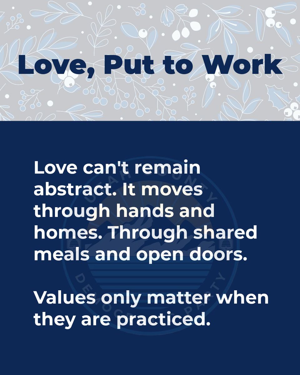 utcountydems's tweet photo. Values older than politics built strong communities long before the arguments of today.

Care was the standard.
Love showed up in action.
Neighbor meant the person in front of you.

They still ask something of us.
Especially now. https://t.co/hf5jAvXcWR